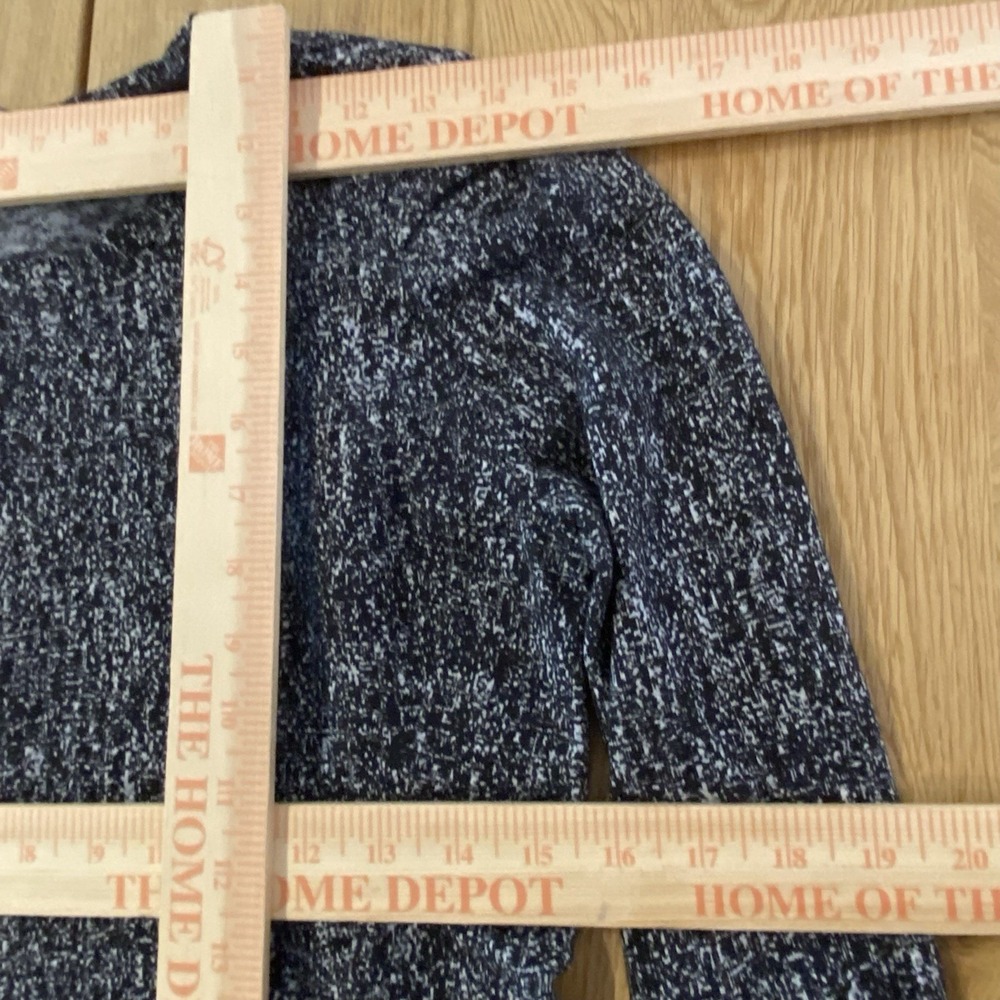 Lululemon Extra Mile Long Sleeve Running Luon Suited Jacquard Black White Size 8 - Picture 10 of 14